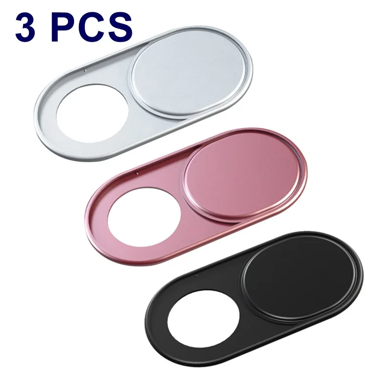 3PCS Tongdaytech веб-камера крышка затвора Магнитный слайдер металлическая ультра тонкая крышка объектива камеры для телефона Macbook Ноутбуки объектив стикер конфиденциальности - Цвет: 3PCS