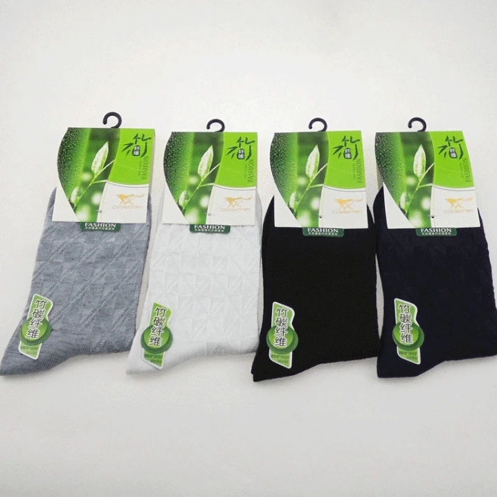 Fcare 10 шт. = 5 пар бамбуковых волокон белые черные серые темно синие sokken calcetines hombre meias