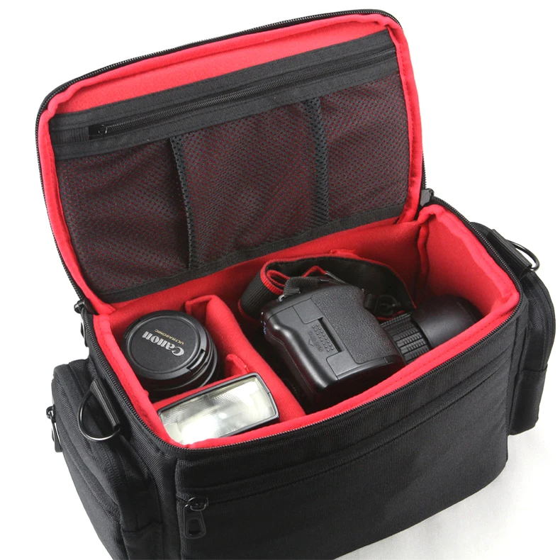 Jealiot DSLR сумка для камеры Сумка фото Мода малая партия, на плечо чехол для хранения объектива для Canon 70d Nikon sony alpha 6000 Camere flash