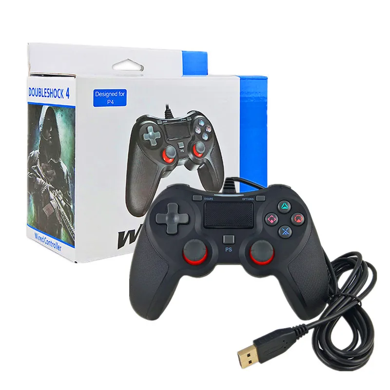 Проводной игровой контроллер для SONY PS4 Геймпад для playstation 4 джойстик консоль для Dualshock контроллер