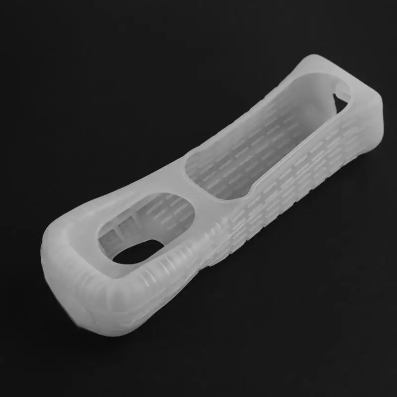 Черный/белый цвет, силиконовый чехол, чехол, защитный чехол для nintendo wii, пульт дистанционного управления