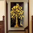 QIANZEHUI, алмазная вышивка 5D с деревом Фортуны, оленем, круглые алмазы, полная вышивка, алмазная живопись, вышивка крестиком