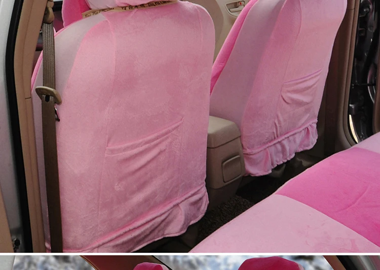 Женский модный универсальный чехол для сиденья с милым рисунком hello kitty для Volkswagen Sagitar POLO Yimai Bora Golf 7 и т. д