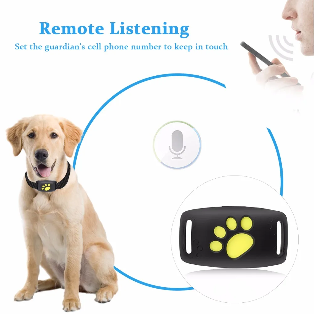 Z8 A pet трекер ошейник для собак кошек gps водонепроницаемый usb кабель