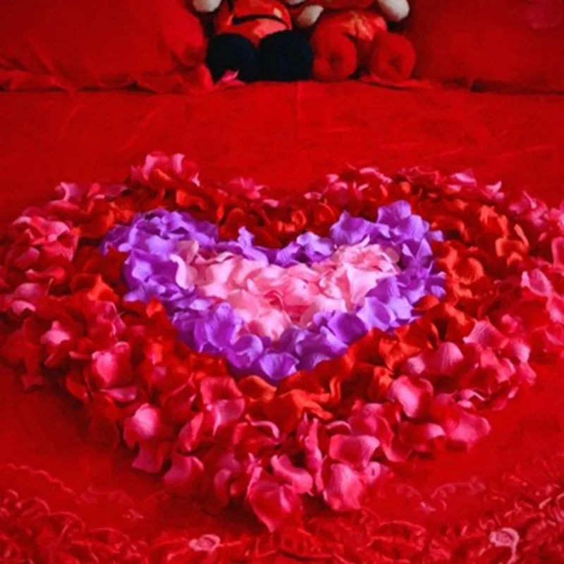 1 @ # Разноцветные украшения Свадебная свадебная комната модные розы цветы 100