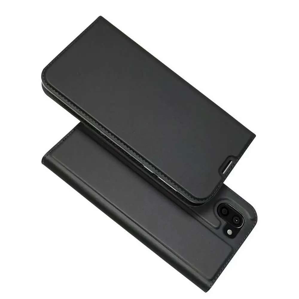 Серый Для Sharp Aquos R2 раскладной Магнитный чехол с подставкой и держателем Книга защитный SH-03K чехол закрытый кожаный чехол - Цвет: Серый