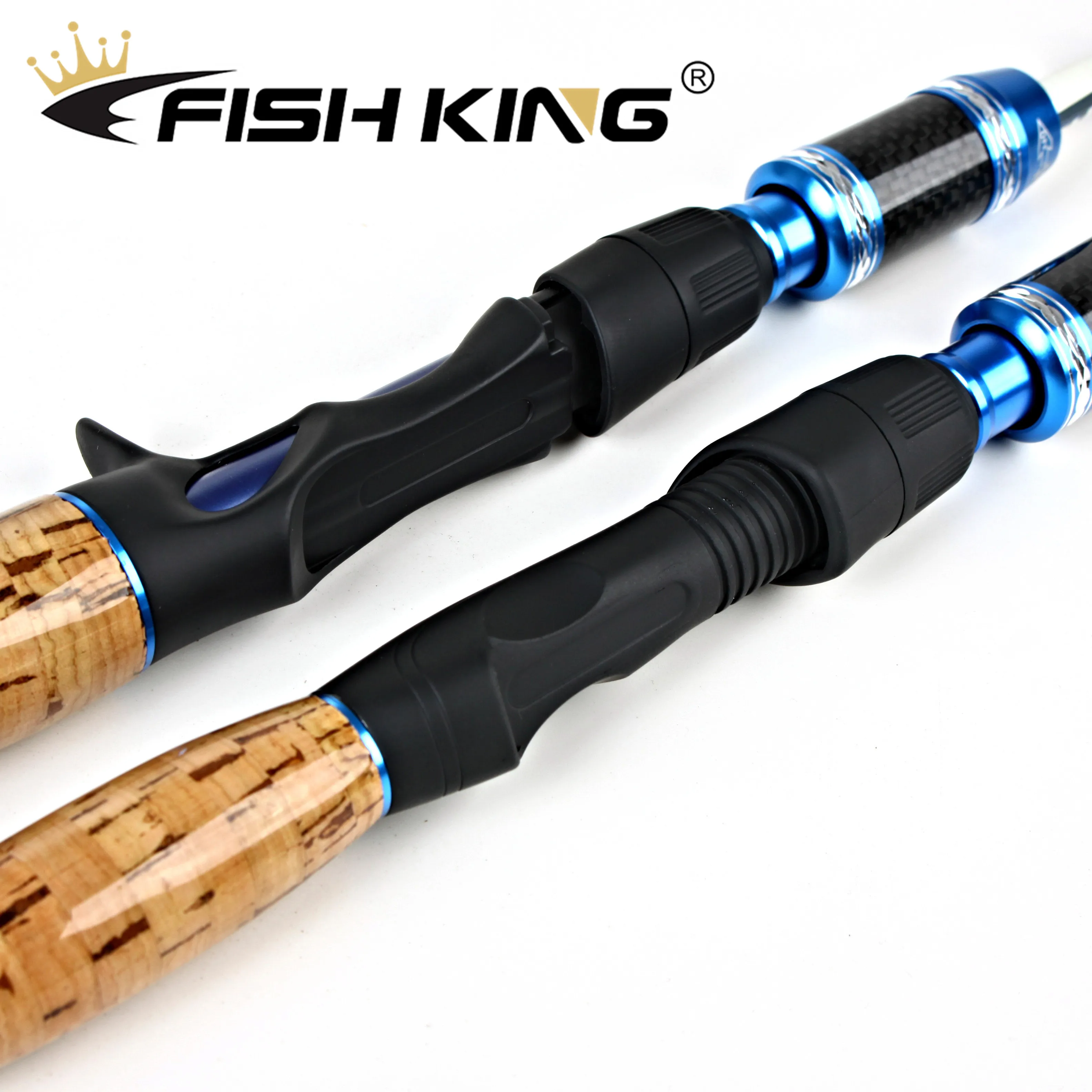 FISH KING Спиннинг/кастинговое удилище из углеродного волокна 1 8 2 м телескопическая