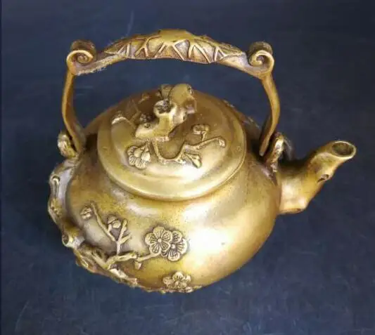 Китайский ЛАТУННЫЙ ЧАЙНИК Shaoxing reflux | Дом и сад