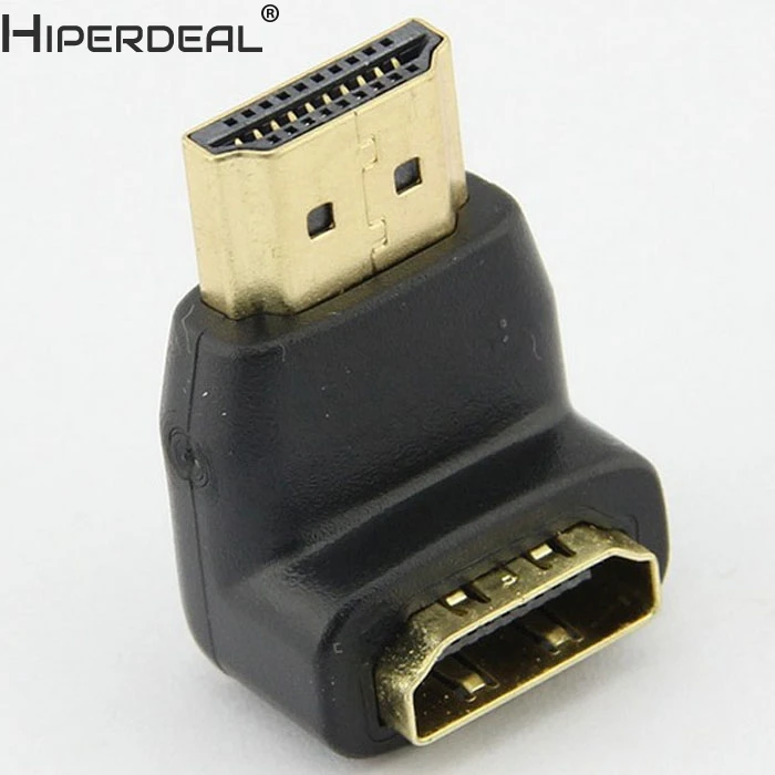 HIPERDEAL новый разъем для 1080p LCD TV Mini Elbow HDMI-совместимый адаптер Папа-мама HW |