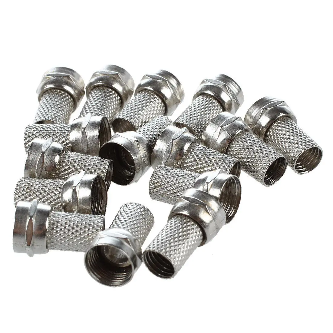 15 шт. RG6 F Type Twist On коаксиальный кабель RF коннектор для камеры видеонаблюдения|male