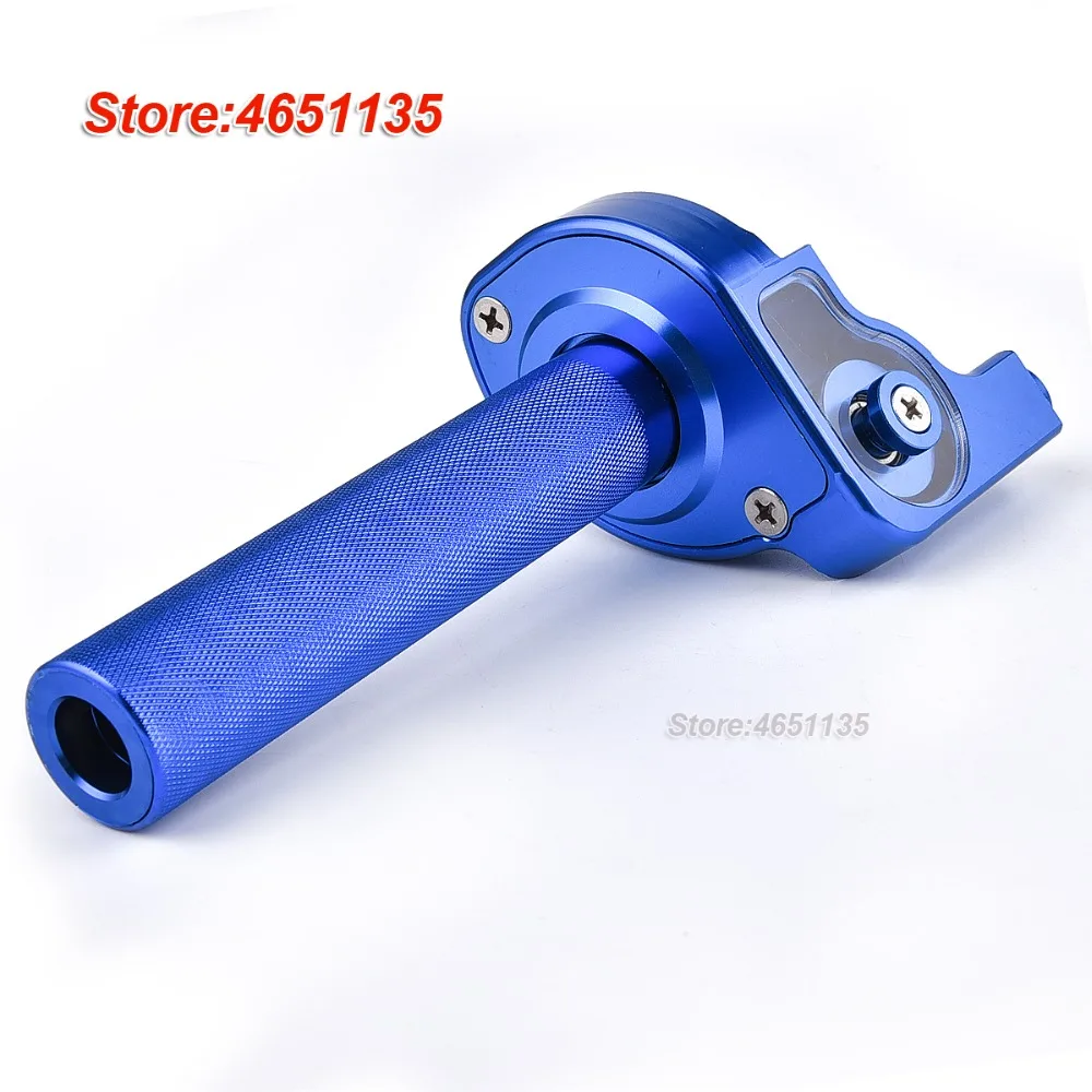 1/4 Turn Fast Action Throttle Assembly CNC Anodized Aluminum for CR80 CR85 CR125 CR250 CR500 BLUE | Автомобили и мотоциклы