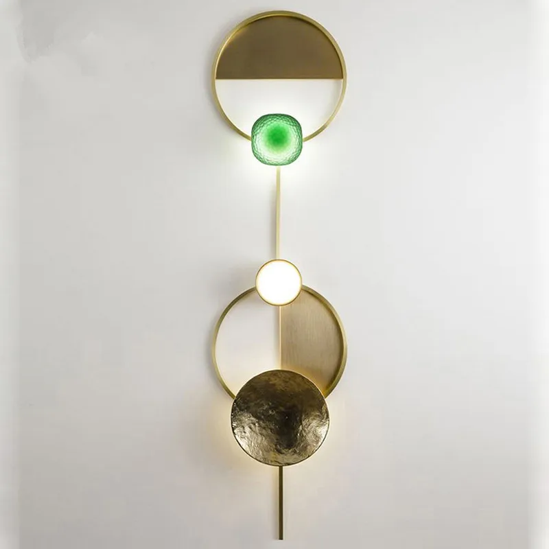 

Atr Decoration For Parlor Bedroom Bedside Aisle Diningroom Led Wall Light Sconce New Vintage Novelty Copper Led Wall Lamp Indoor