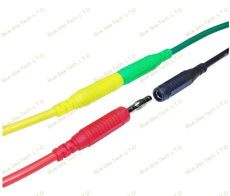 4 шт. 1 м разъем штекер мм банановый тестовая линия патч корд испытательные выводы