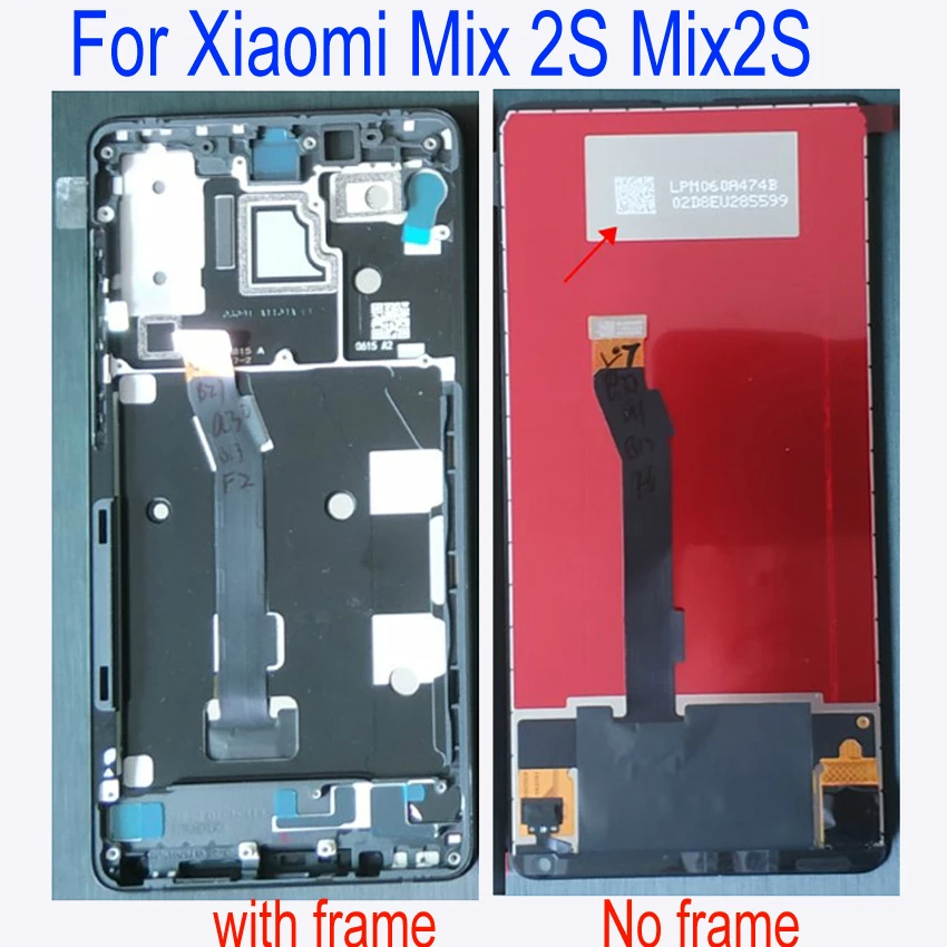 Для 5,9" крепление для спортивной камеры Xiao mi x 2 s mi x2s mi x 2 s ЖК-дисплей экран+ цифровой преобразователь сенсорного экрана с рамкой mi x 2 S