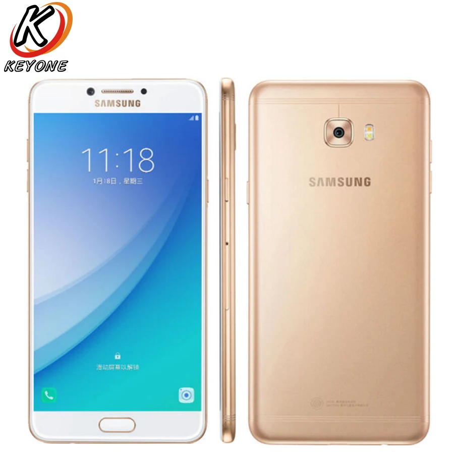 Samsung Galaxy C7 Pro C7010 мобильный телефон с 5 7 дюймовым дисплеем восьмиядерным