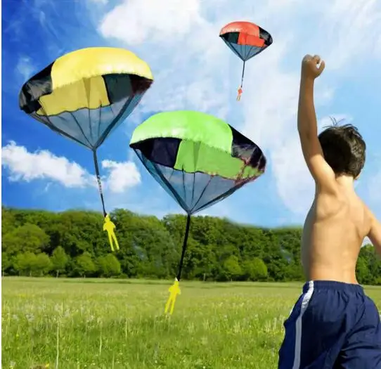 Mini Parachute Hand Throwing Toy Play Outdoor Games Children Educational Toys for With Figure Soldier GYH | Игрушки и хобби