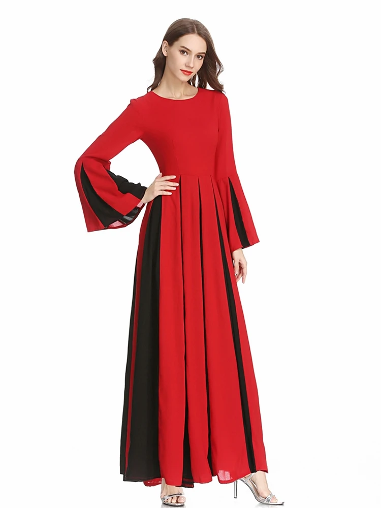 Женское платье с широким рукавом HAMALIEL винтажное платье-пачка из шифона | Женская