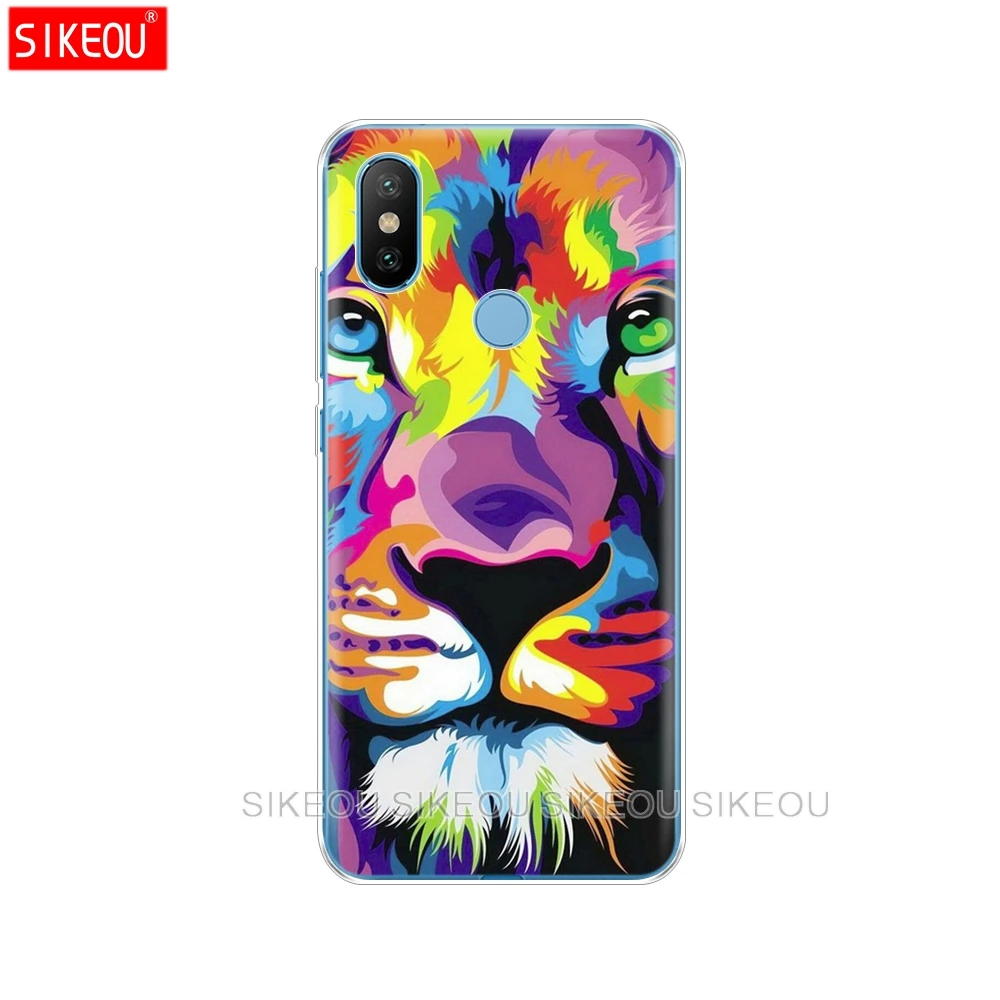 Силиконовый чехол для Xiaomi Mi 8 8SE A1 A2 lite 5 5S 5X 6 Mi5 MI6 NOTE 3 MAX Mix 2 2S Чехол король зверей лев