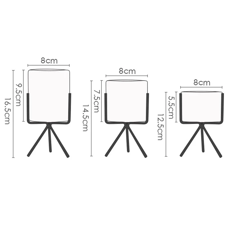 Белый керамический цветочный горшок в скандинавском стиле контейнер для