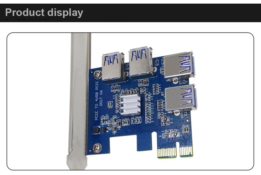 USB 3,0 PCI-E PCI Express 1-4 мультипликатор карты Express для DOS Linux Windows 7 8 10 1x до 16x расширитель Riser Card Adapter PCIE