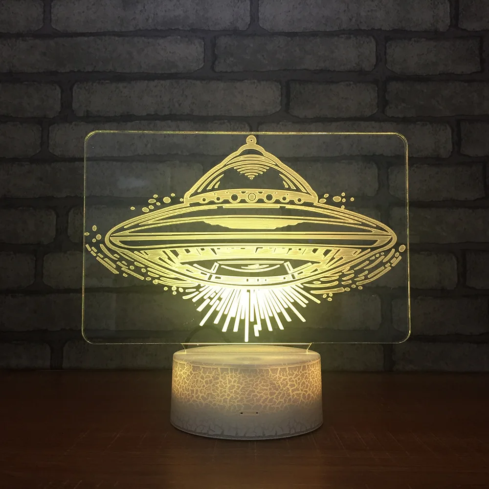 Креативный маленький 3d ночник с Usb разъемом маленькие светильники сенсорным