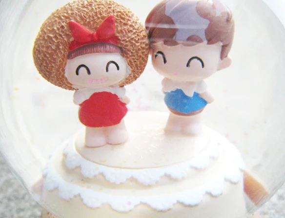 Хрустальный шар вращающаяся музыкальная шкатулка | Дом и сад