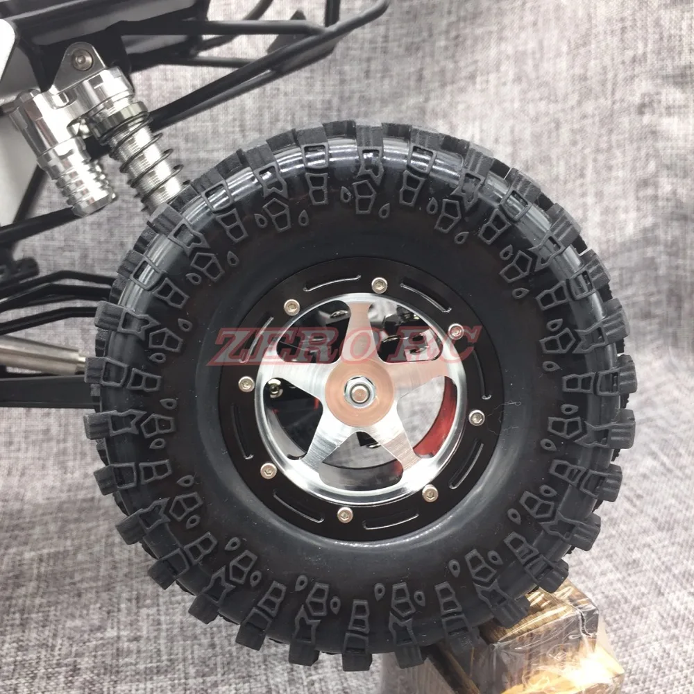 4 шт. осевой WRAITH 2 алюминиевые Beadlock колеса для 1:10 Гусеничный SCX10 Jeep Rc автомобиль