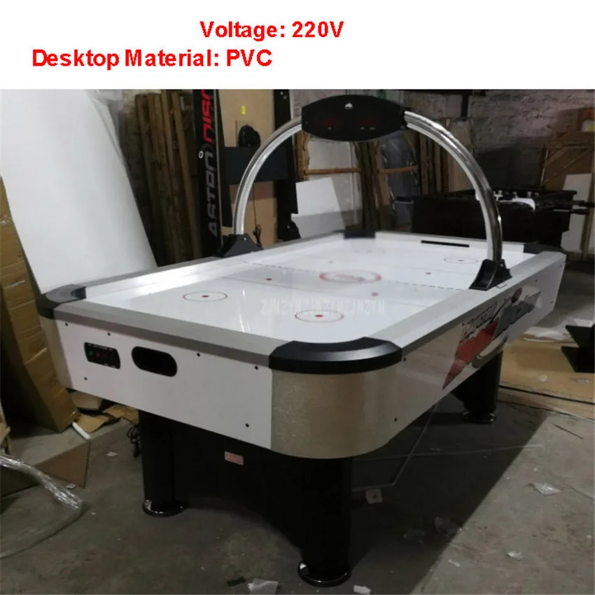 WH7008-220V 7 футов воздушный хоккейный стол сильная рама и нога спортивная игра в помещениях игровое оборудование с 4 шайбами 4 молоток толкача сцепление WH7009/WH7008 - Цвет: WH7008-220V