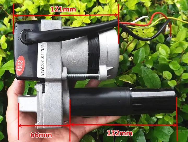 AC220V 1/20HP 1350 об/мин 50 Гц беговой дорожке подъема с ковшом мотор двигатель Телескопический ручной Электрический миксер для теста клюшки для гольфа