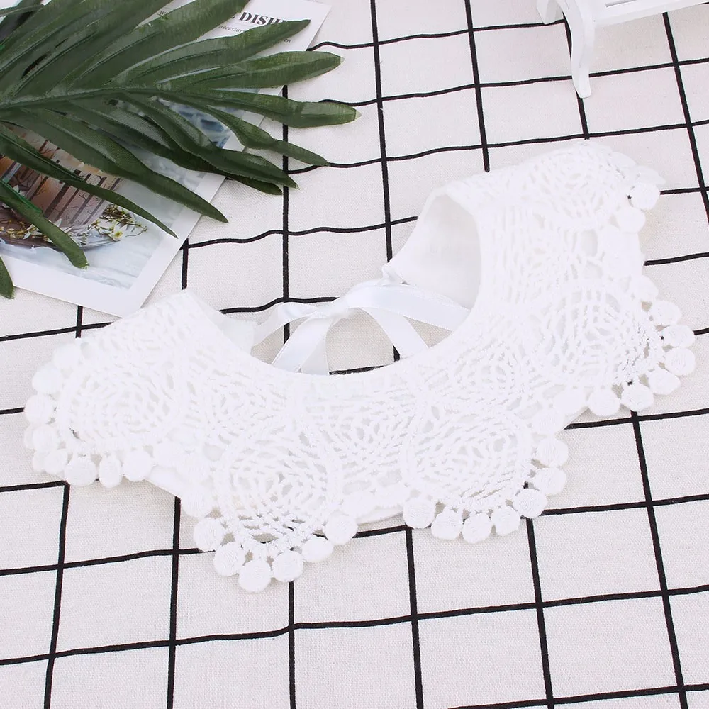 Нагрудники для новорожденных хлопковые нагрудники с кружевной накладной на 360