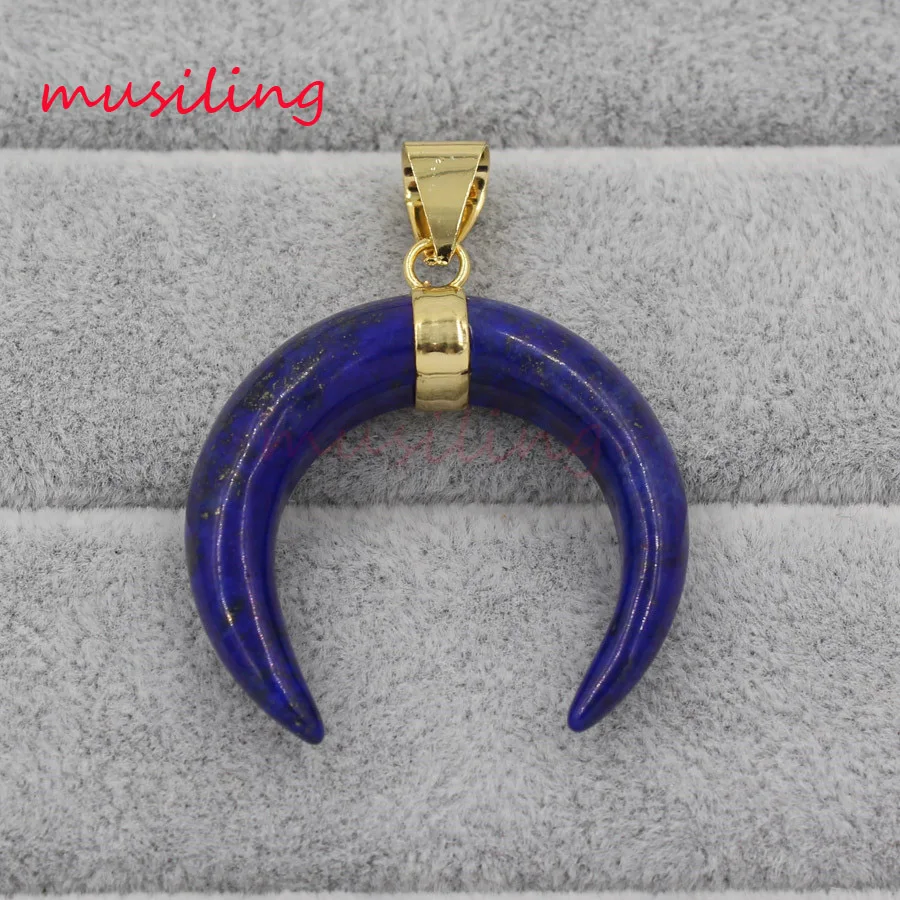 Хрустальные подвески из натурального камня в форме рога Ox с маятником аксессуары