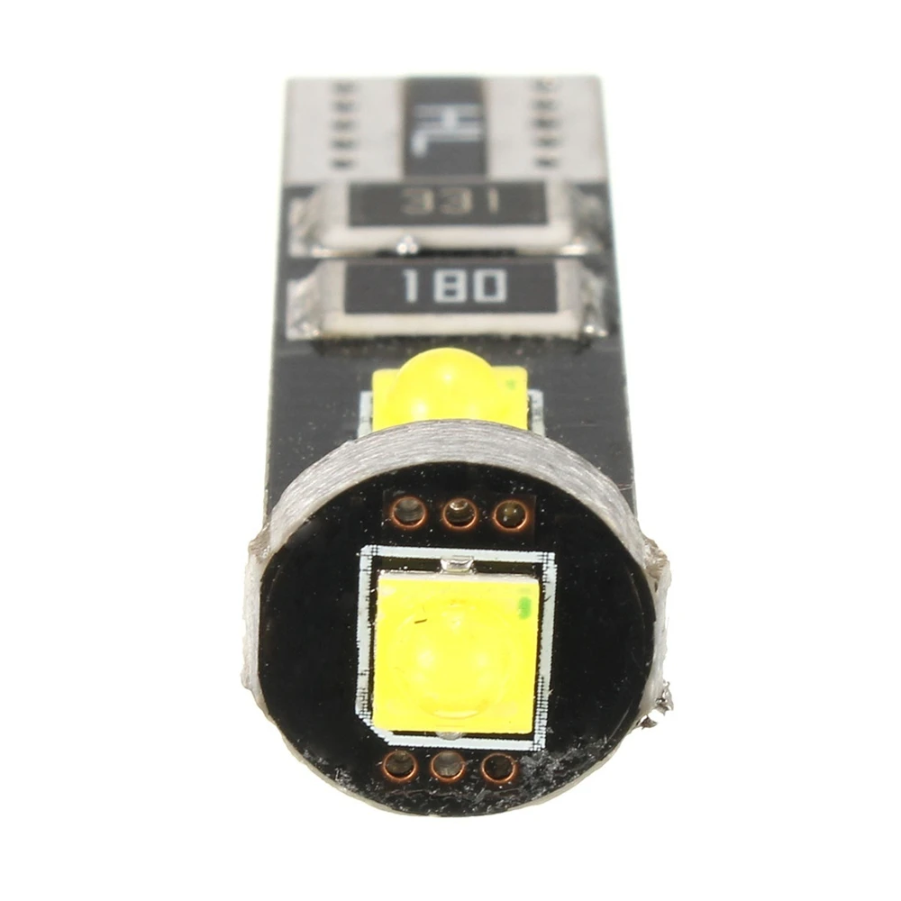 

2 шт., Автомобильные светодиодные лампы T10 194 168 W5W 3 SMD