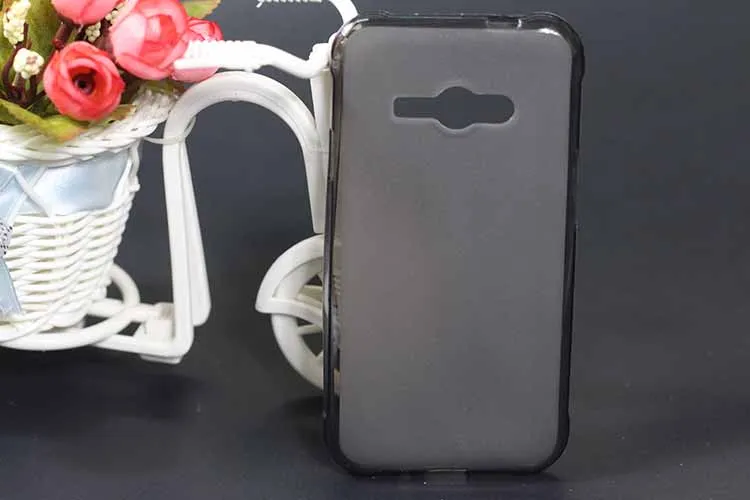 Красочные силиконовые мягкий чехол TPU для Samsung Galaxy J1 Ace J110 J110H Блестящий живопись