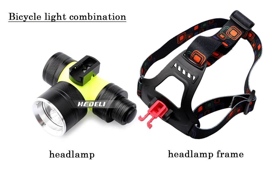 Дайвинг фара led многофункциональный УФ hoofdlamp водонепроницаемый заряжаемый фонарик лоб 26650 Головной фонарь farol велосипед Рыбалка