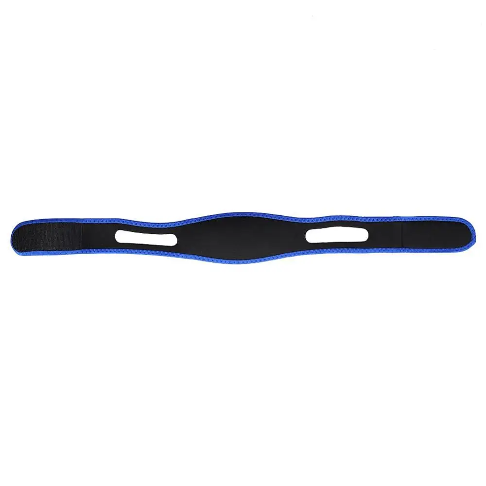 Blue Anti snore ремешок для подбородка пояса деликатная подтяжка лица 7 цветов подтяжка подбородка ремни тонкий массажер сон Предотвращение храпа оголовье поддержка - Цвет: Blue