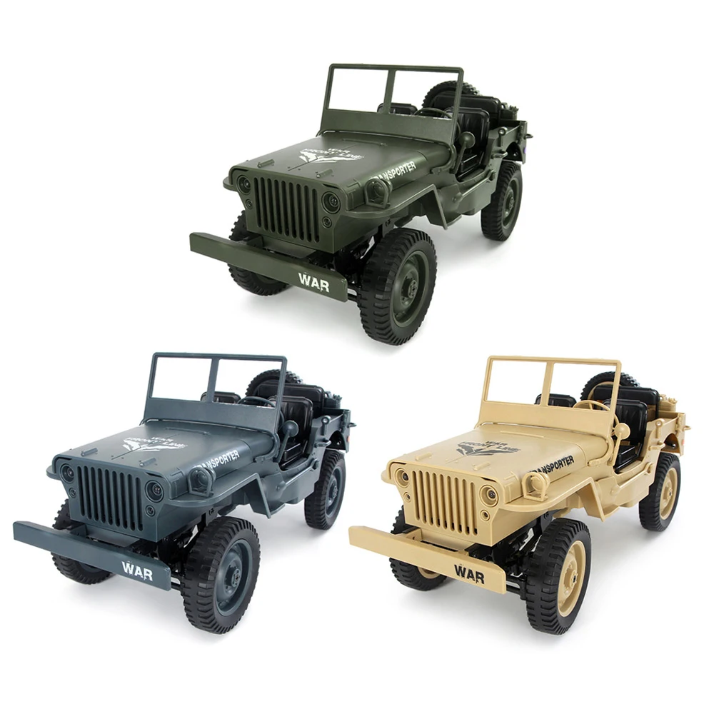 JJRC Q65 1:10 RC Автомобиль 2 4G 4WD Кабриолет светильник с дистанционным управлением Jeep