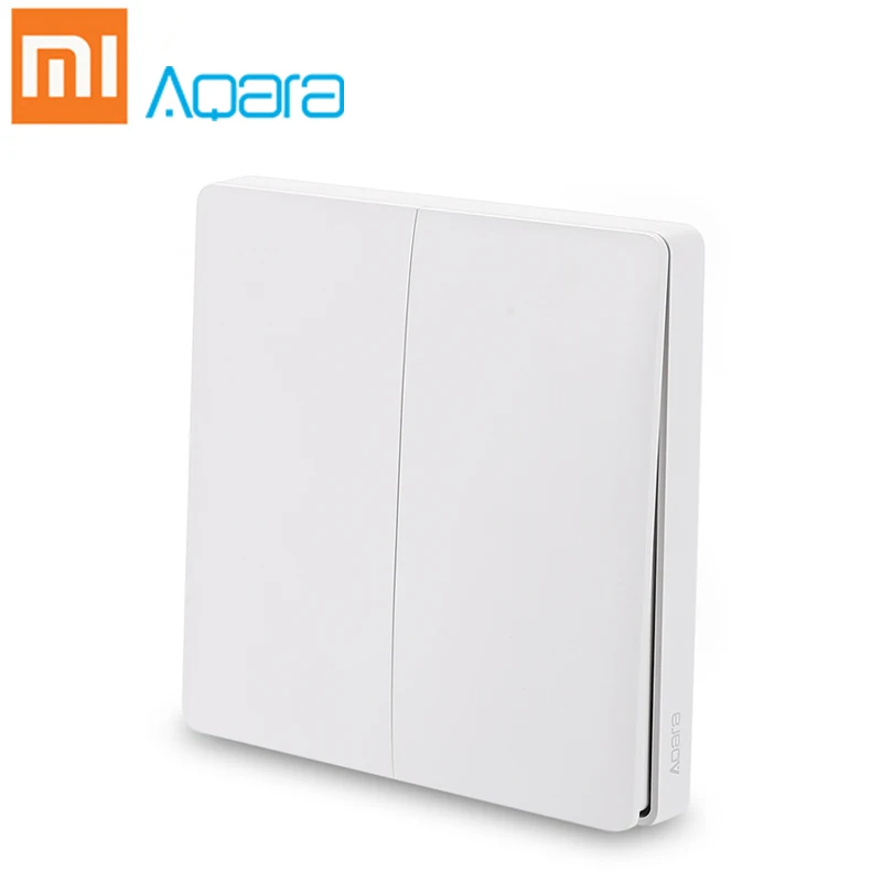 Xiaomi Mijia Aqara настенный переключатель умный свет управление беспроводной двойной