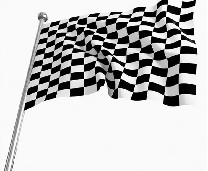 

Флаг гоночного сигнала 90x150 см в клетку для мотоцикла, баннеры из полиэстера, Гоночный флаг, флаги и баннеры, украшение победы
