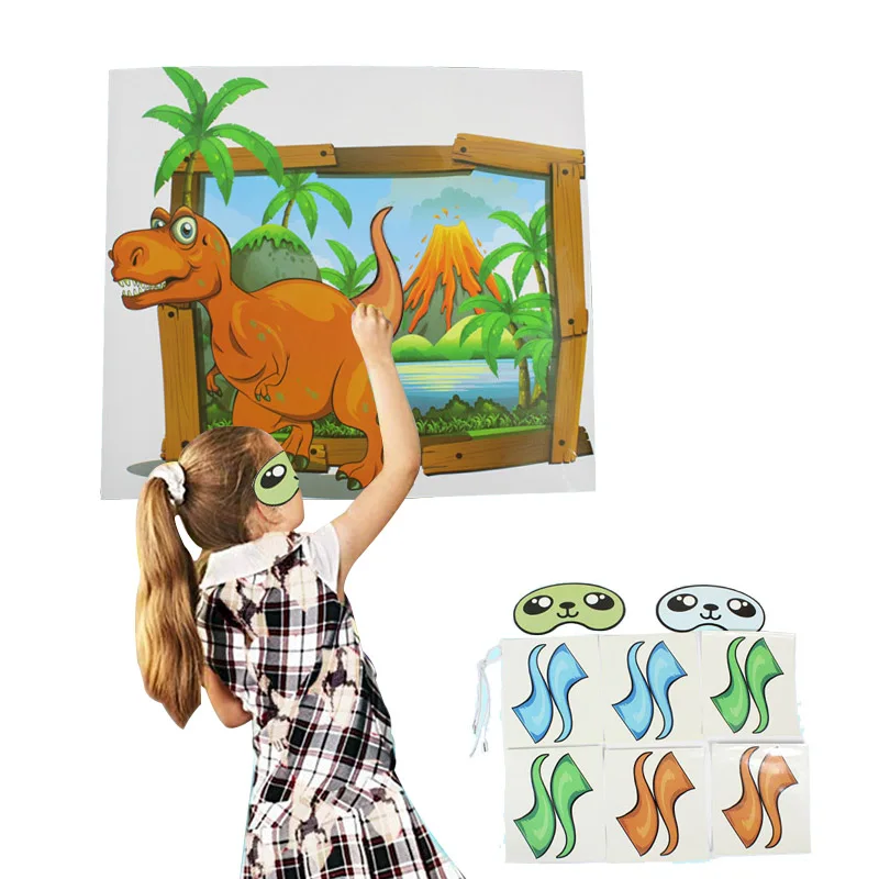 Вечерние одноразовые столовые приборы с динозавром один мальчик дети предметы