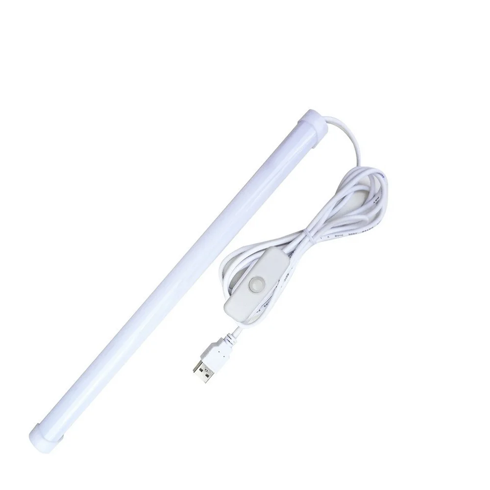Фото Светодиодная трубка USB 5V 2835 SMD Светодиодная лампа 32 см 52 см Жесткая светильник са лампа бар Чтение Книга настольная лампа ночсветильник ульт... №4