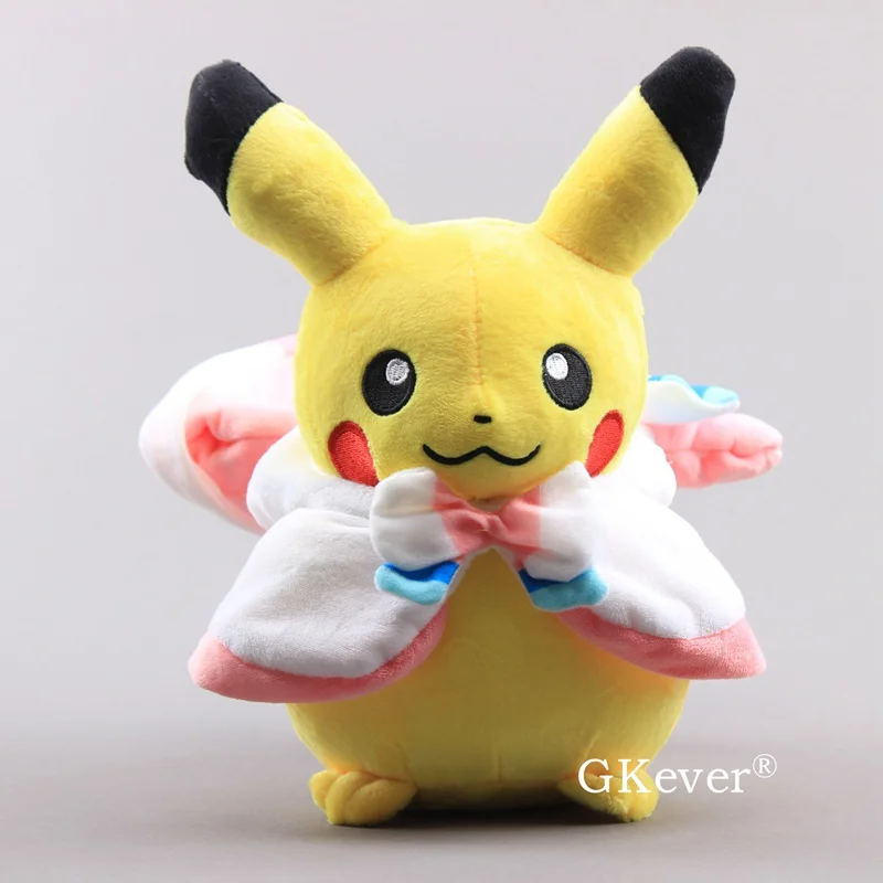 Sylveon 10 Стили Пикачу Косплей Eevee Jolteon Пикачу в Vaporeon плащ серия Пикачу куклы мягкие куклы Sylveon игрушки 1" 28 см - Цвет: Sylveon