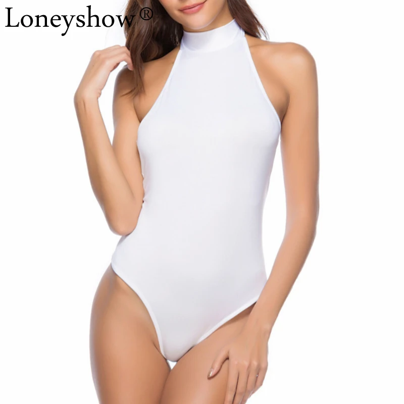 Loneyshow летние сексуальные Холтер без рукавов Bodycon ремни для тела спинки женские