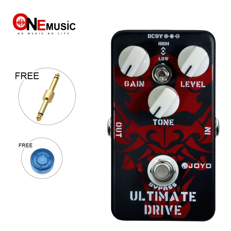Joyo JF-02 Ultimate Drive Electric Guitar Effect Pedal with True Bypass Wiring Different Sounds High Low Tone Switch | Спорт и