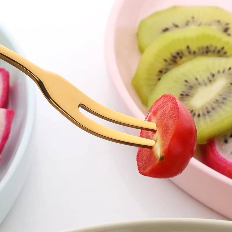 5 шт. вилка для торта из нержавеющей стали|Вилки| |