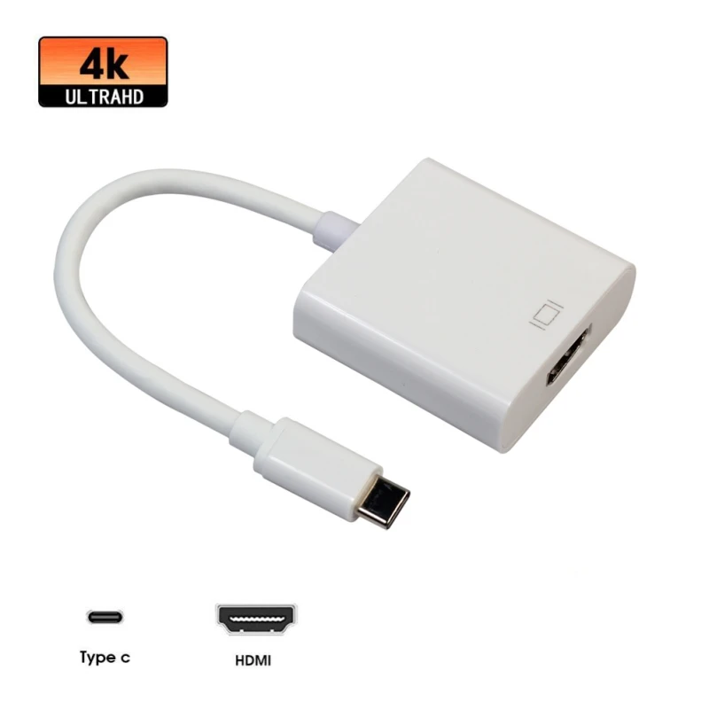 Universal SB C Adapter Converter Type-C to HDTV 4K Plug-and-play Connector for Smartphones Computer | Электроника