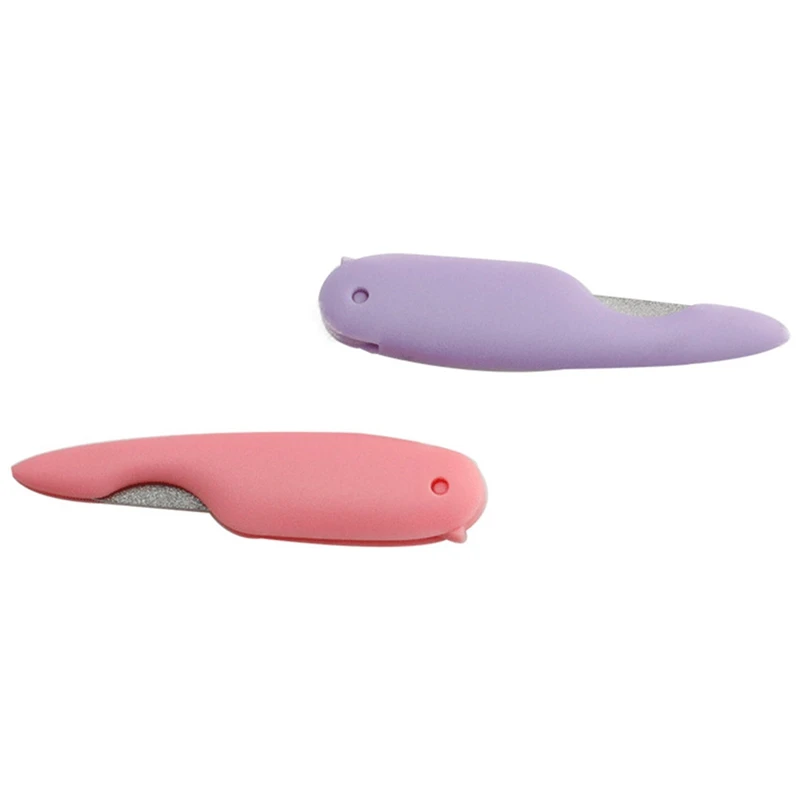 Металлическая пилка для ногтей из нержавеющей стали профессиональный