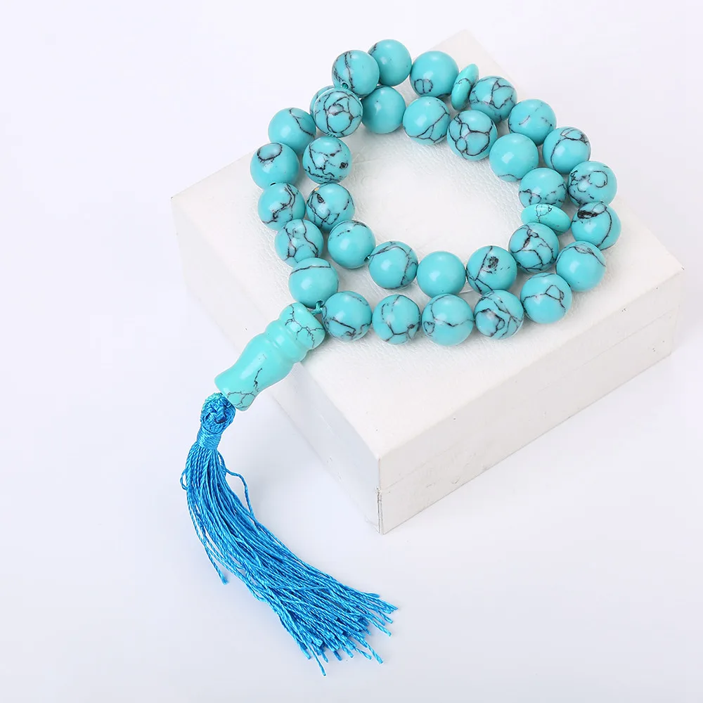 Исламские молитвенные Бусы Tasbih мусульманские подвески ювелирные изделия 100%