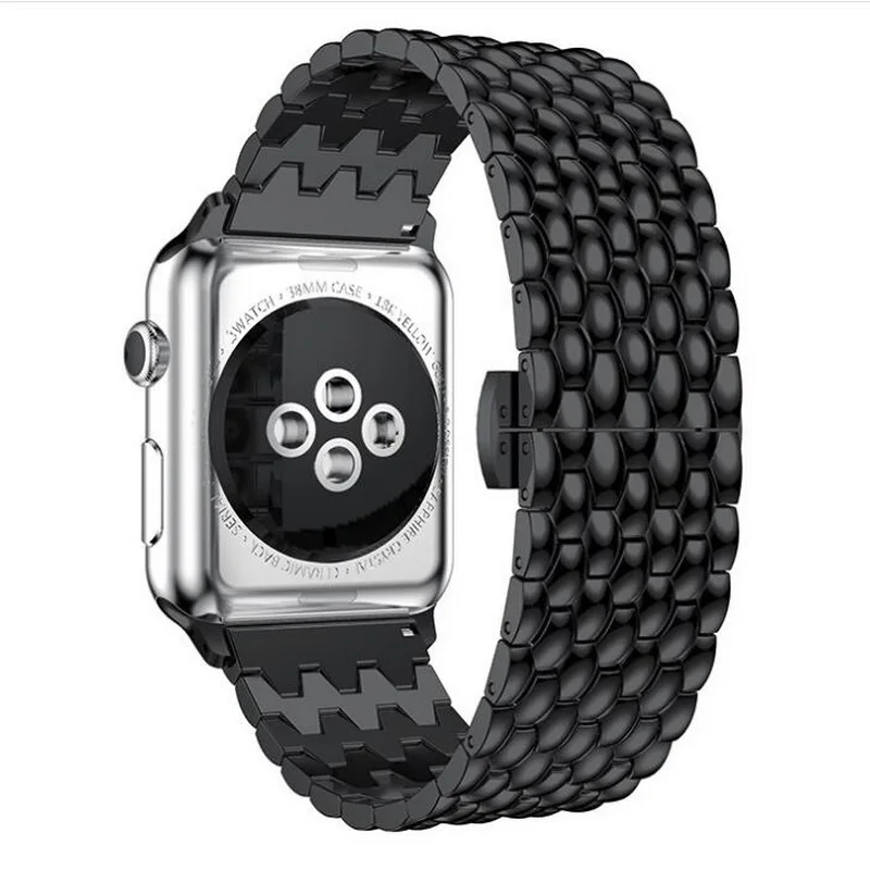 Ремешок из нержавеющей стали для Apple Watch Series 4 3 2 1 iWatch 40 мм 44 38 42 мм|Ремешки часов| |
