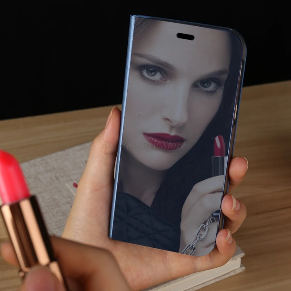 Умный флип-чехол mi ror для Xiaomi Redmi Note 7 5 6 K20 9 T Pro 5A Pocophone F1 mi 8 9 SE mi 8 Lite 5C 5X 6X откидной кожаный чехол