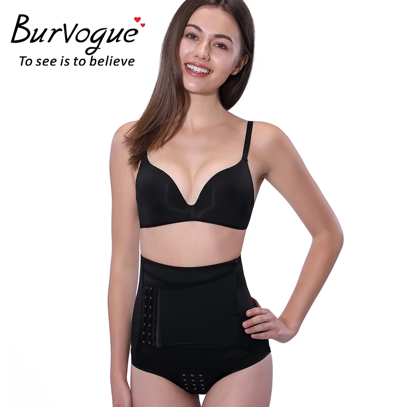 Burvogue Для женщин Высокая Талия утягивающее белье для похудения и коррекции фигуры